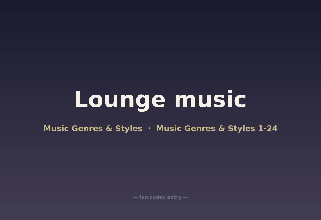 Lounge music