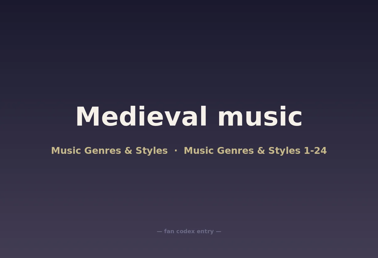 Medieval music