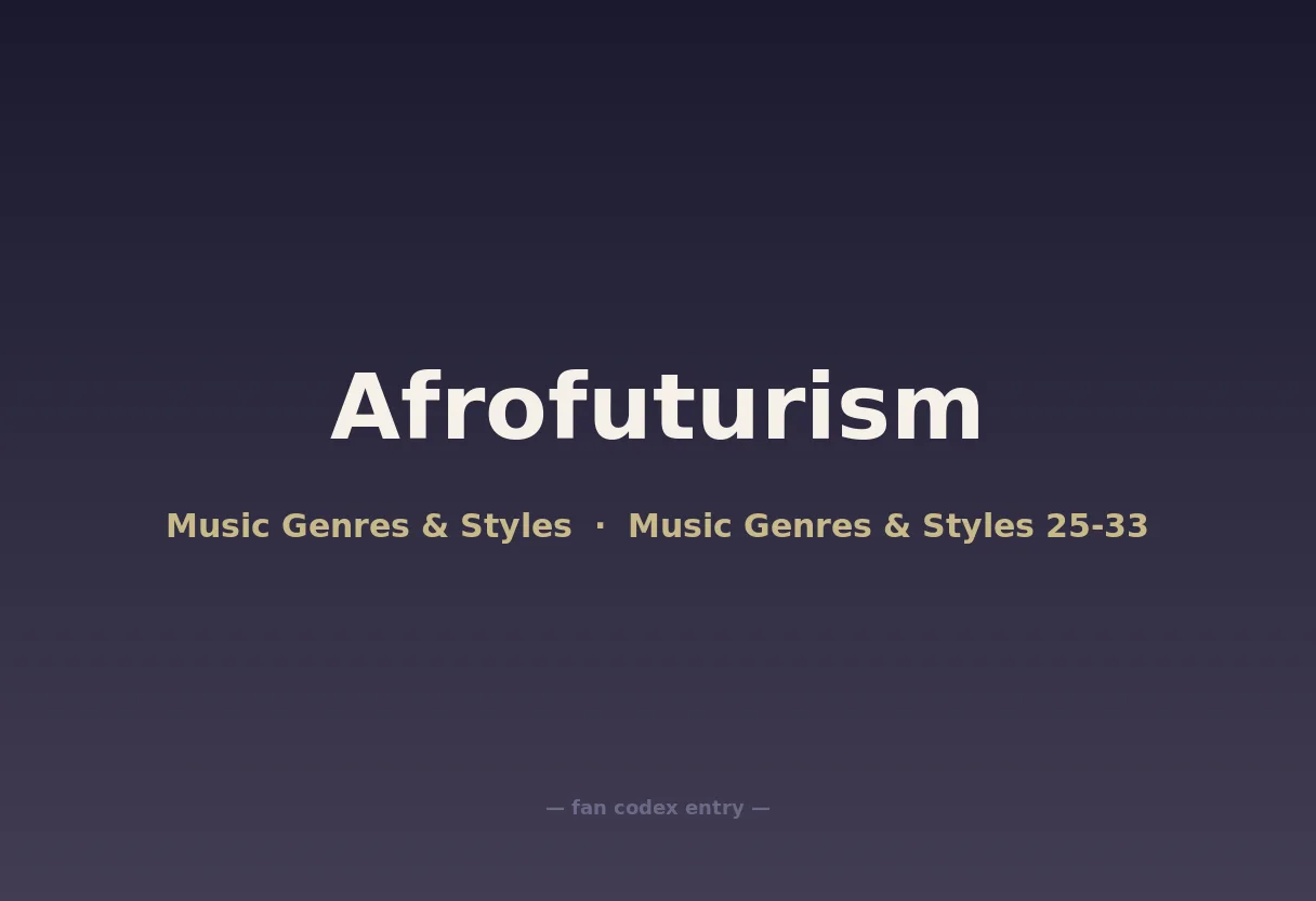 Afrofuturism