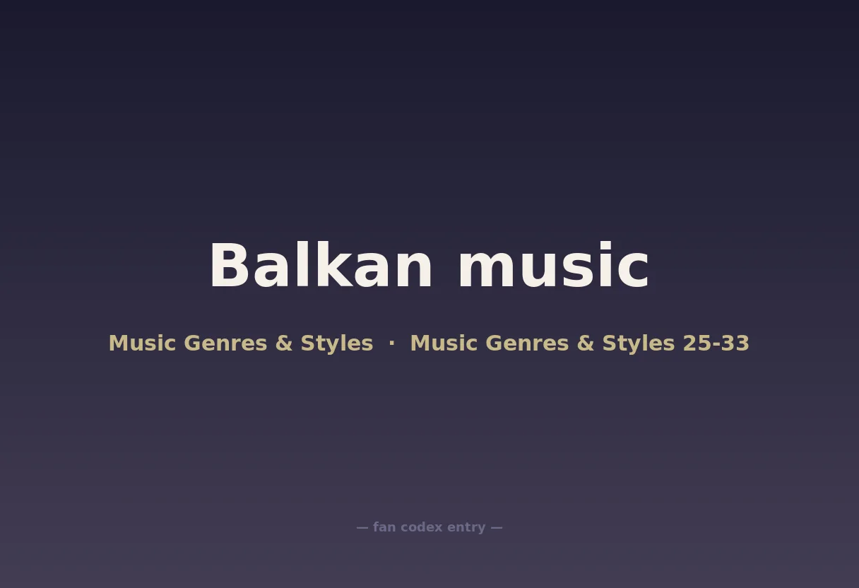 Balkan music
