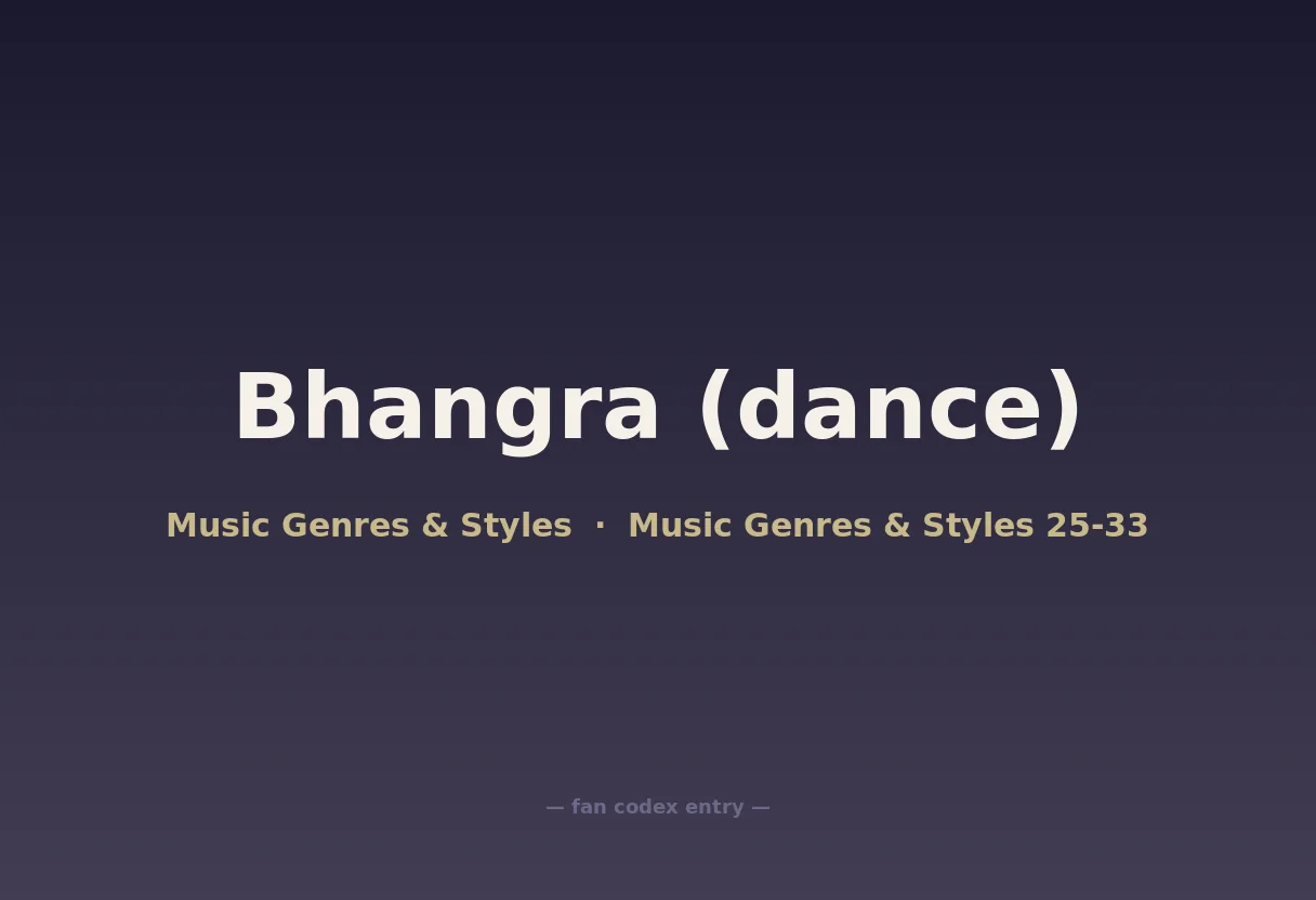 Bhangra (dance)